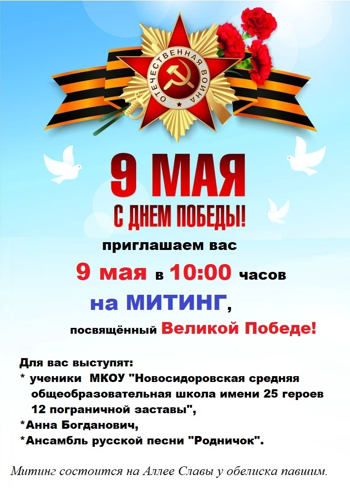 Митинг 9 мая.